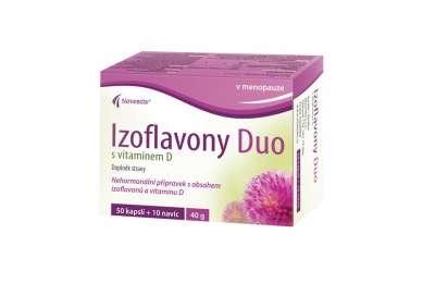 NOVENTIS IZOFLAVON Duo s vitamínem D cps.50+10 navíc